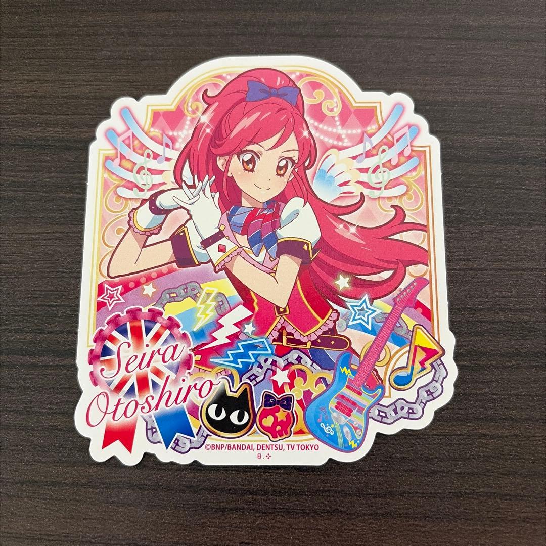 オールアイカツ！ダイカットステッカー　[セイラ・きい・そら・マリア]