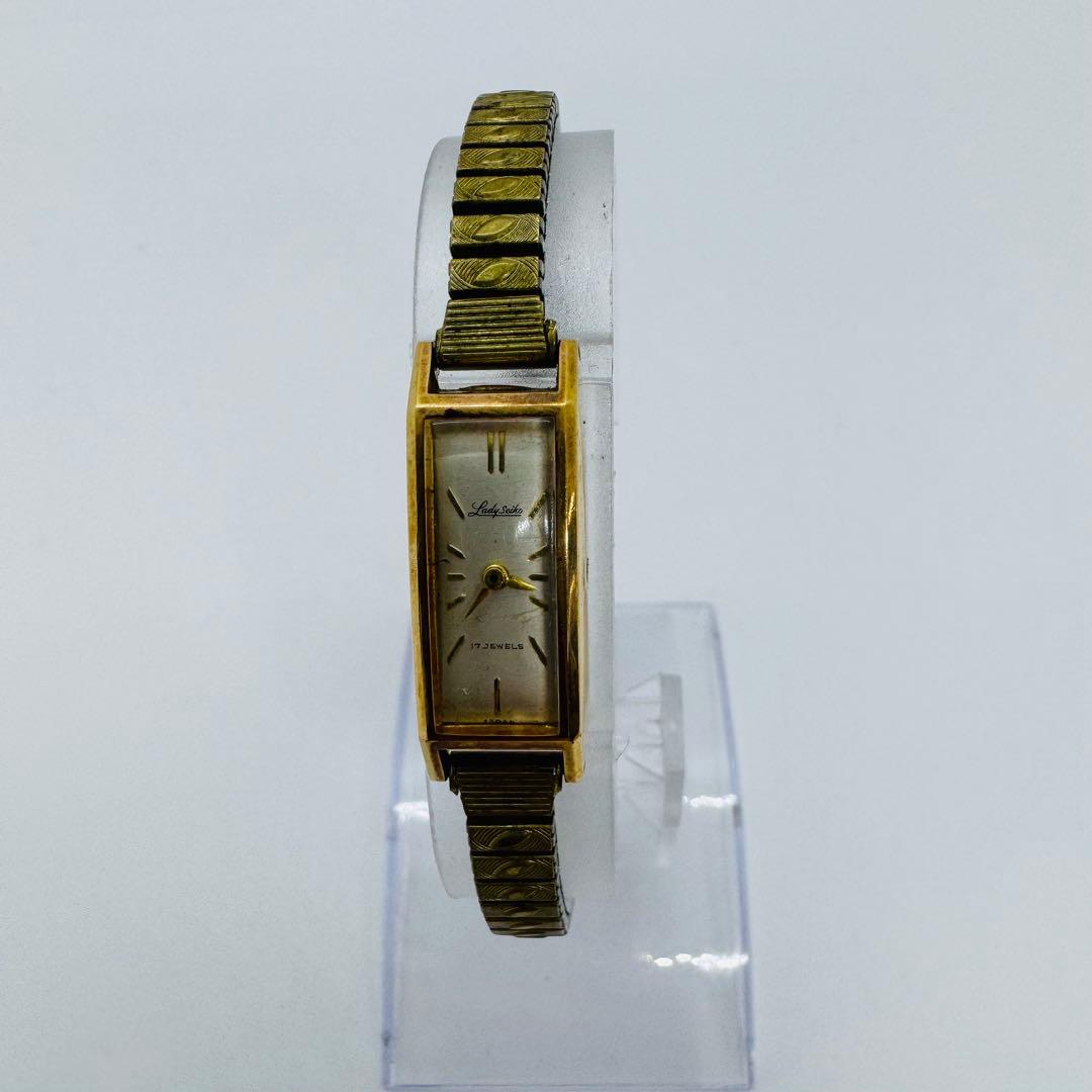 ✨SEIKO✨セイコー✨LadySeiko✨17JEWELS✨ゴールド✨腕時計✨