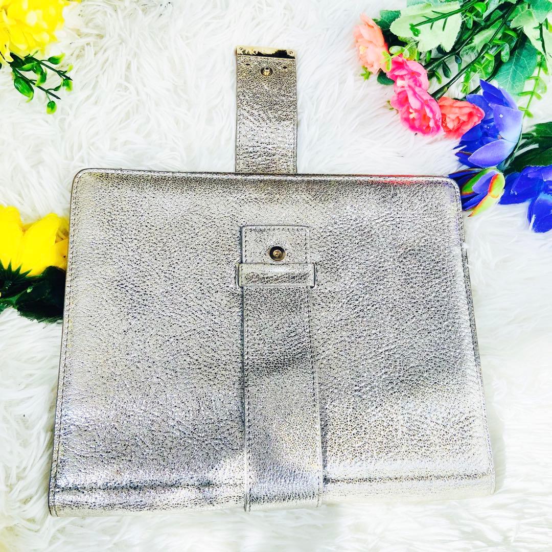 美品✨JIMMY CHOO✨ジミーチュウ✨タブレットケース✨iPad✨メタリック