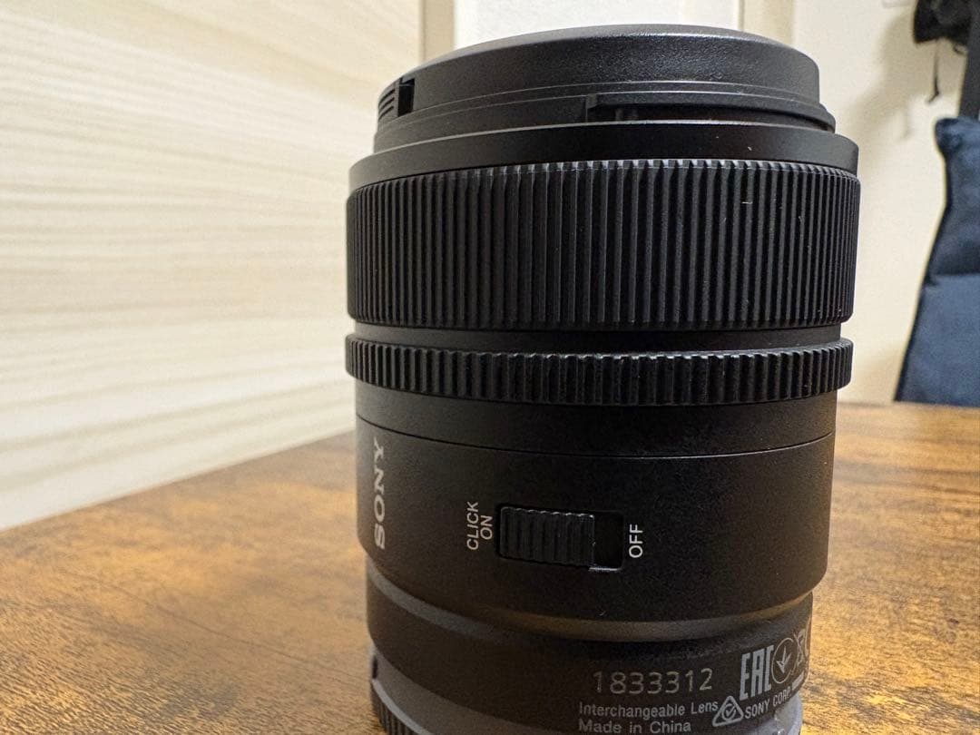 E15mm F1.4G SEL15F14G SONYレンズ