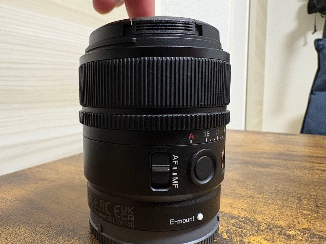 E15mm F1.4G SEL15F14G SONYレンズ