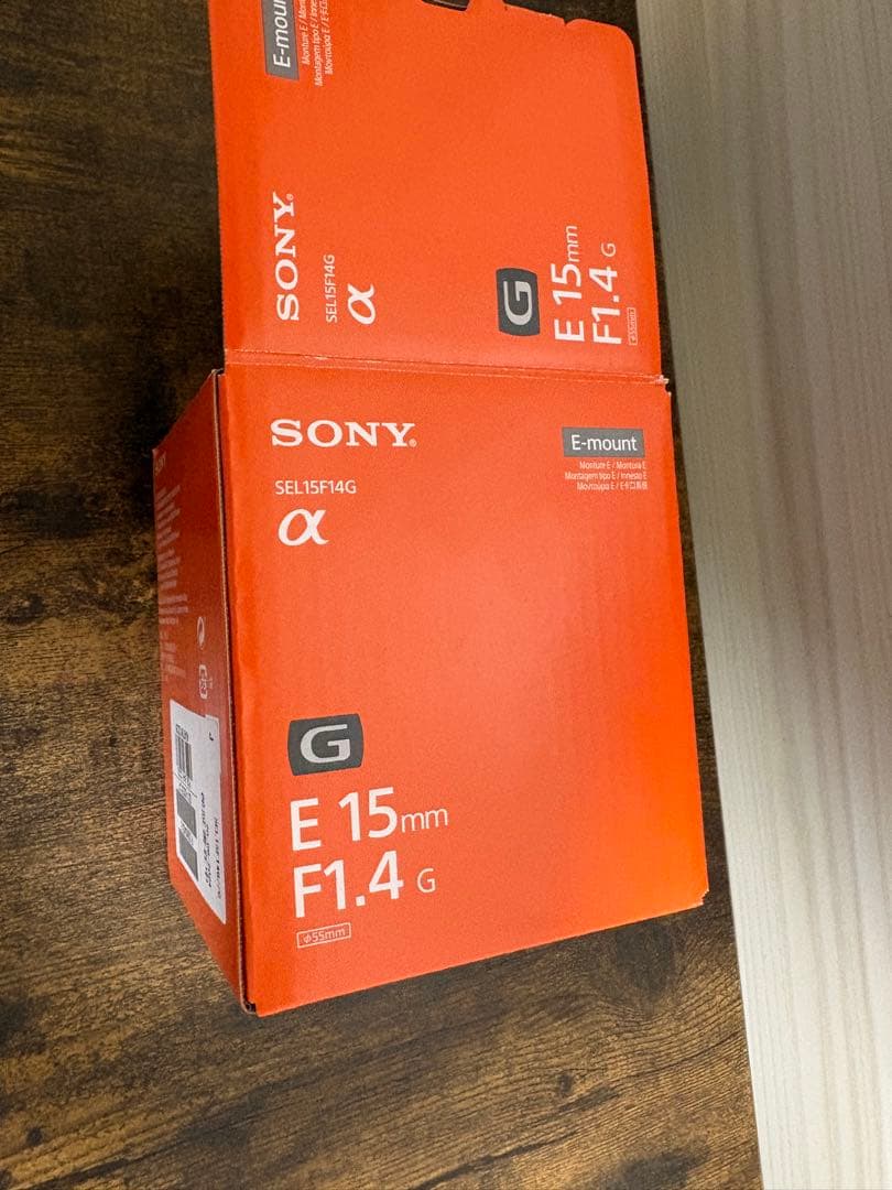 E15mm F1.4G SEL15F14G SONYレンズ