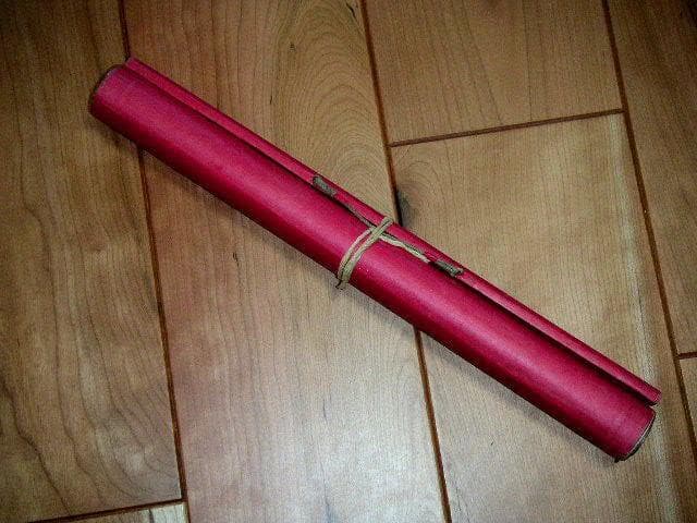 ♥中国　掛軸　一行書　銀色の文字　掛け軸　骨董　古玩