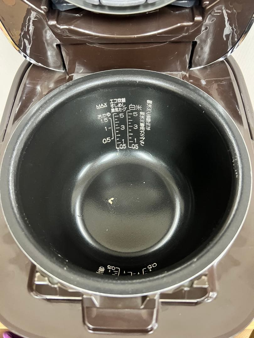 象印 圧力IH炊飯器 NW-JT10（5.5合）ブラウン2019年製