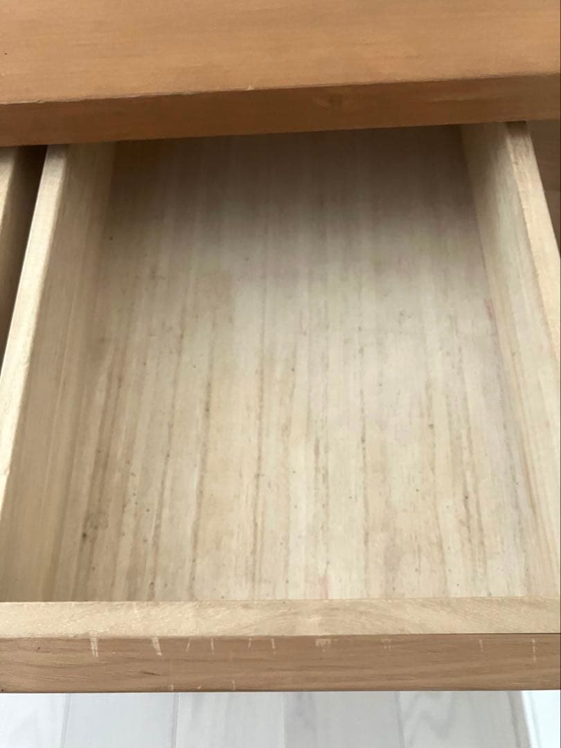 無印良品 タモ材 パーソナルデスク