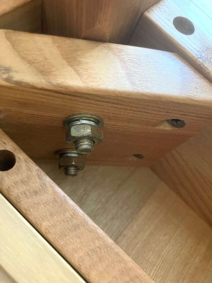 無印良品 タモ材 パーソナルデスク