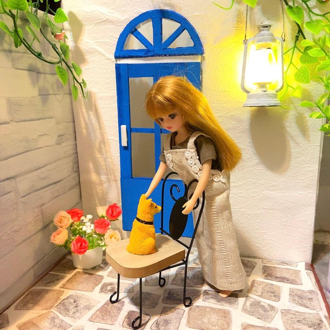 ドールハウス　ハンドメイド　ガーデン