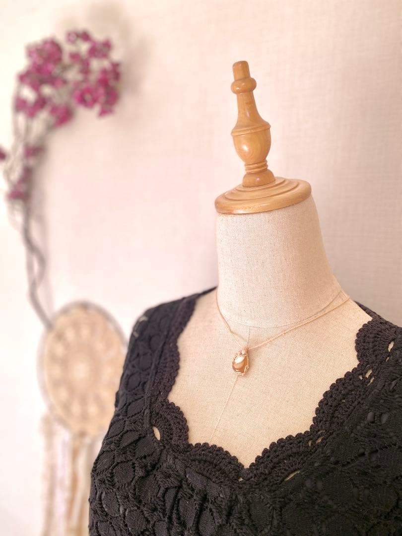 内なる光を灯す☆カンテラオパール 天然石マクラメネックレス/お守りアクセサリー