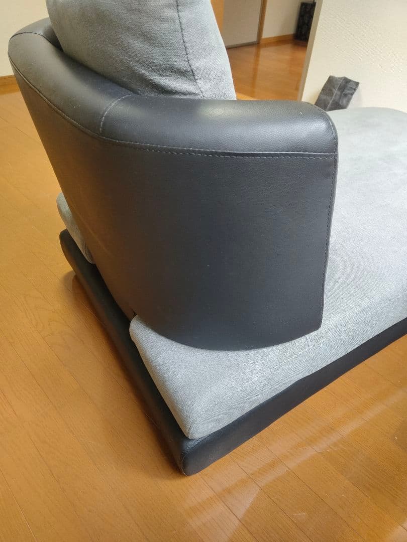 グレー 1人掛けソファ ニトリ　ポーション