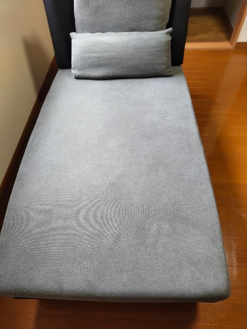 グレー 1人掛けソファ ニトリ　ポーション
