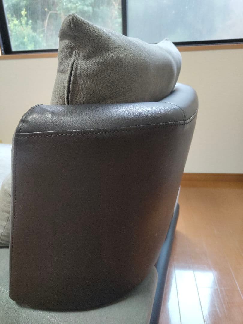 グレー 1人掛けソファ ニトリ　ポーション