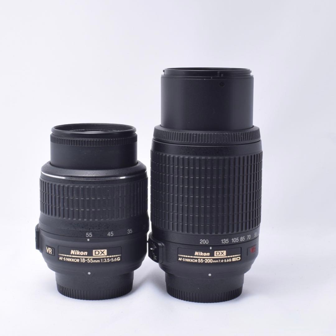 ❤️ニコン D70❤️入門機✨️手ぶれ補正Wレンズ✨️小型＆軽量⭐️一眼レフカメラ⭐️