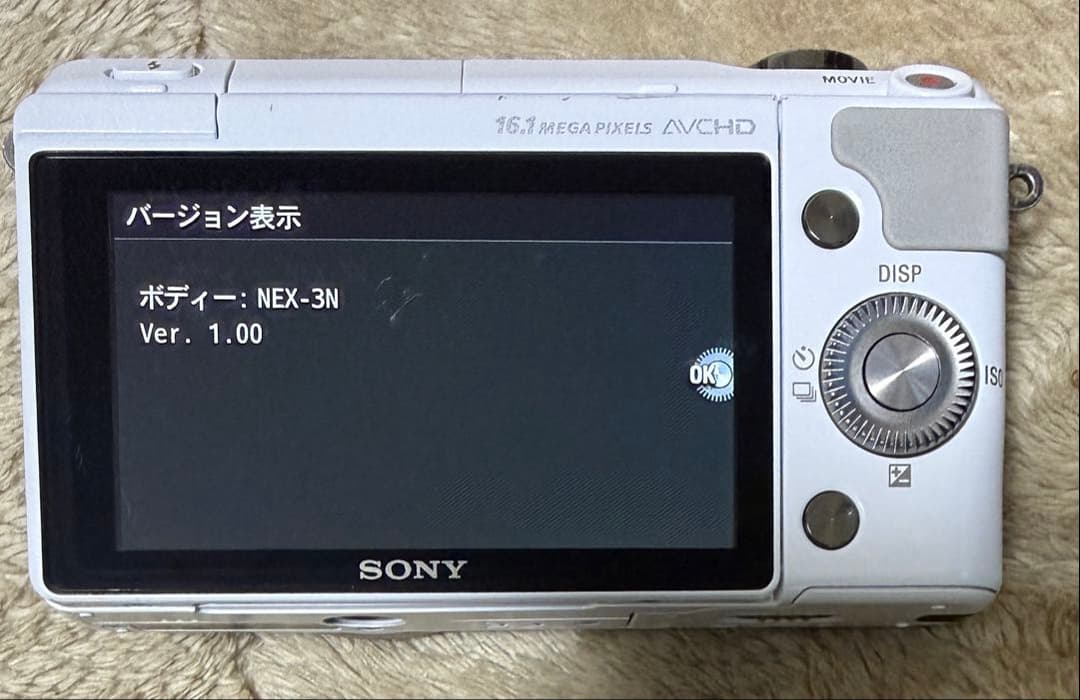 SONY NEX-3N ホワイトミラーレスカメラ