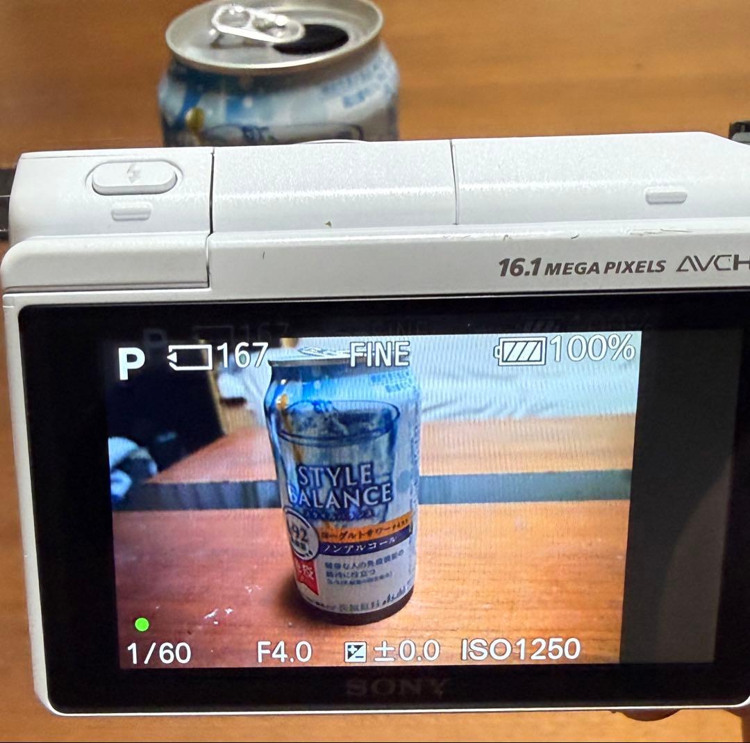 SONY NEX-3N ホワイトミラーレスカメラ