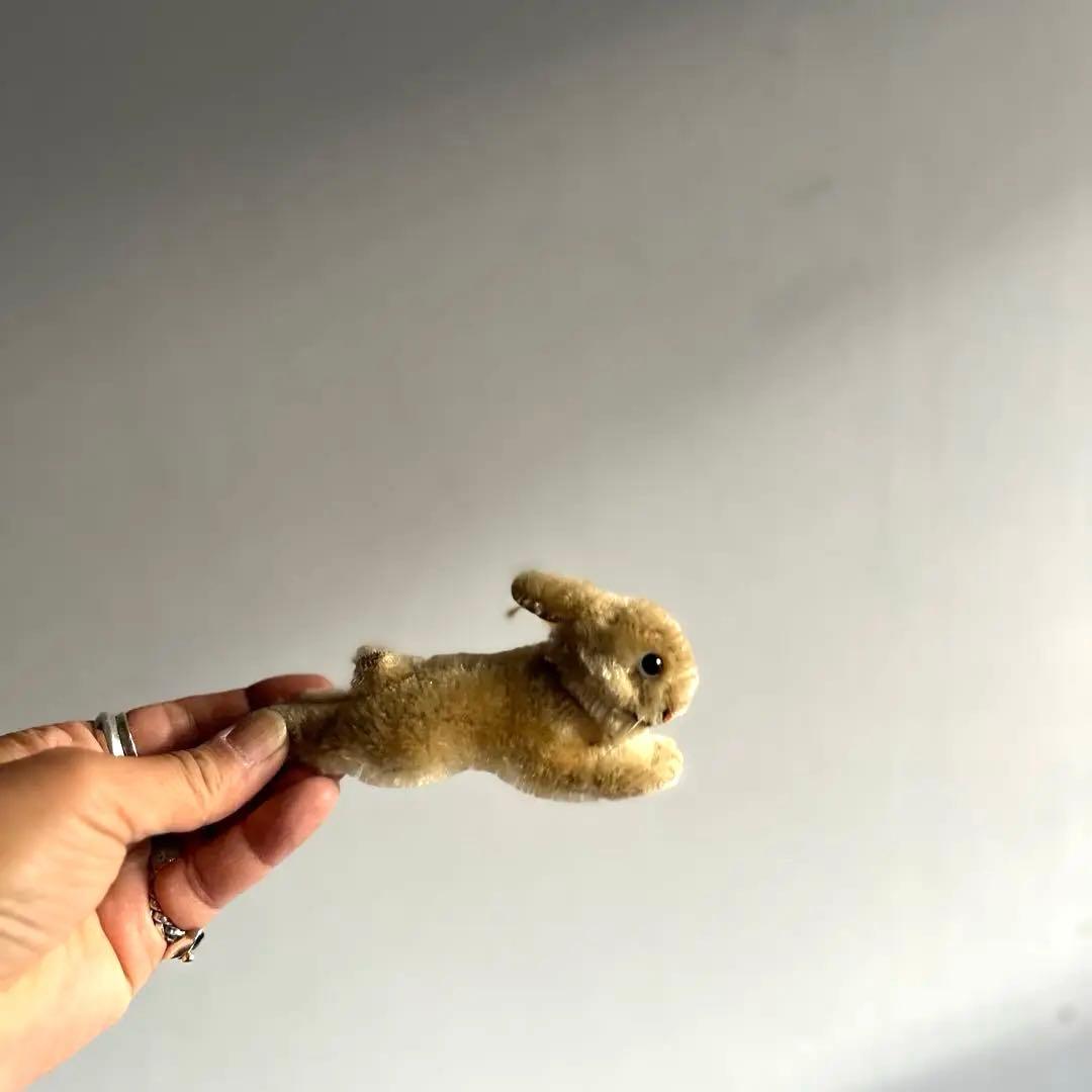 324 ドイツヴィンテージ steiff シュタイフ 可愛いうさぎのぬいぐるみ