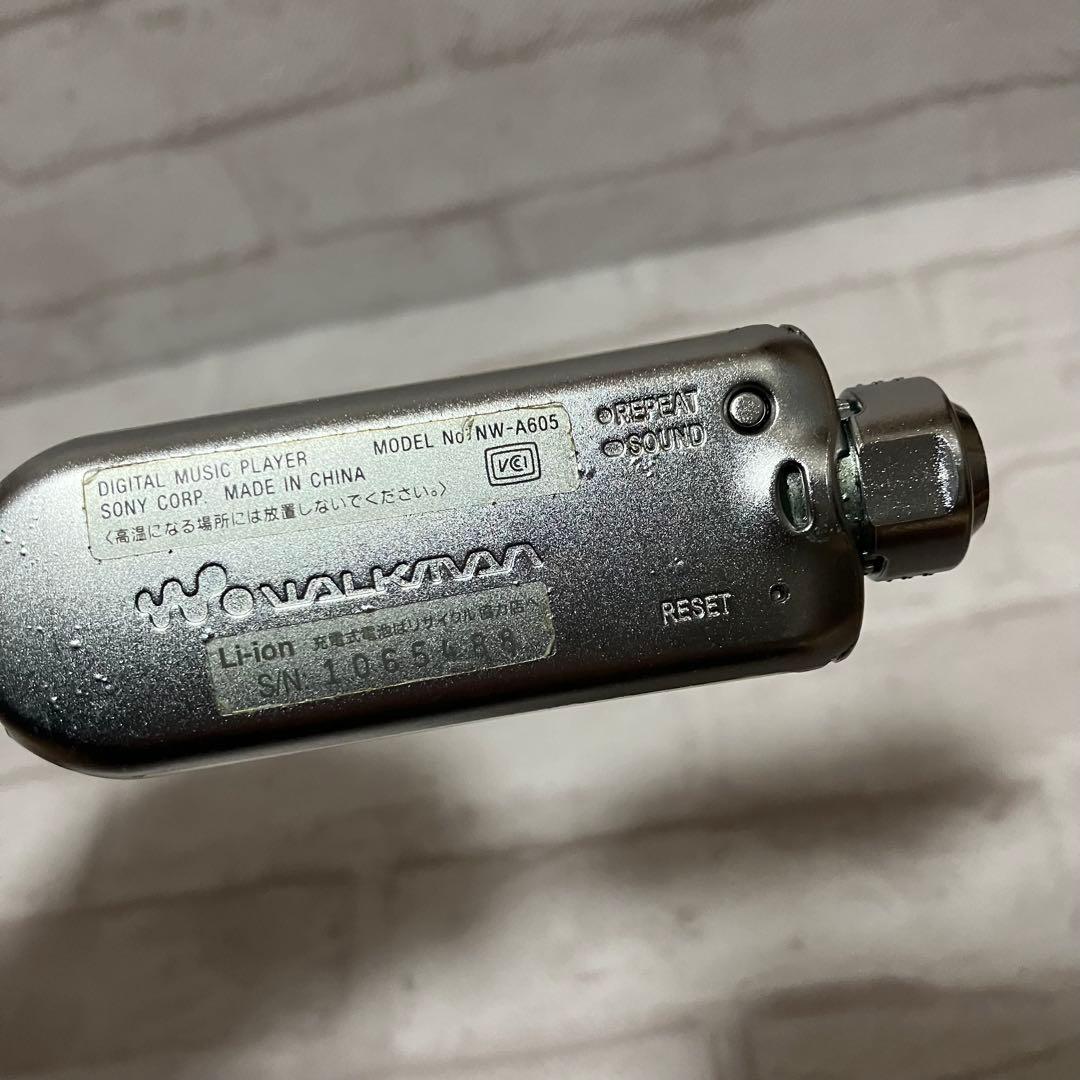 現状品　SONY WALKMAN NW-A605 クリップ付き　ブルー