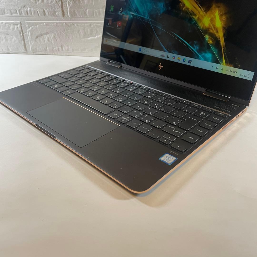 【極上品】HP Spectreアッシュブラック☆7世代i5☆軽量モデル