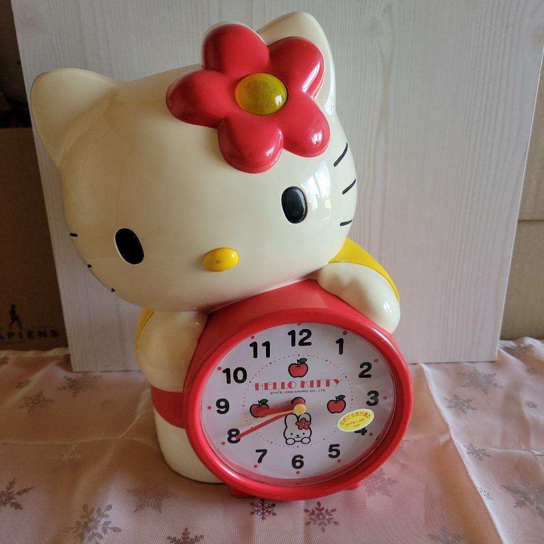 SANRIO ハローキティ　フィギュア型　目覚まし時計 平成レトロ