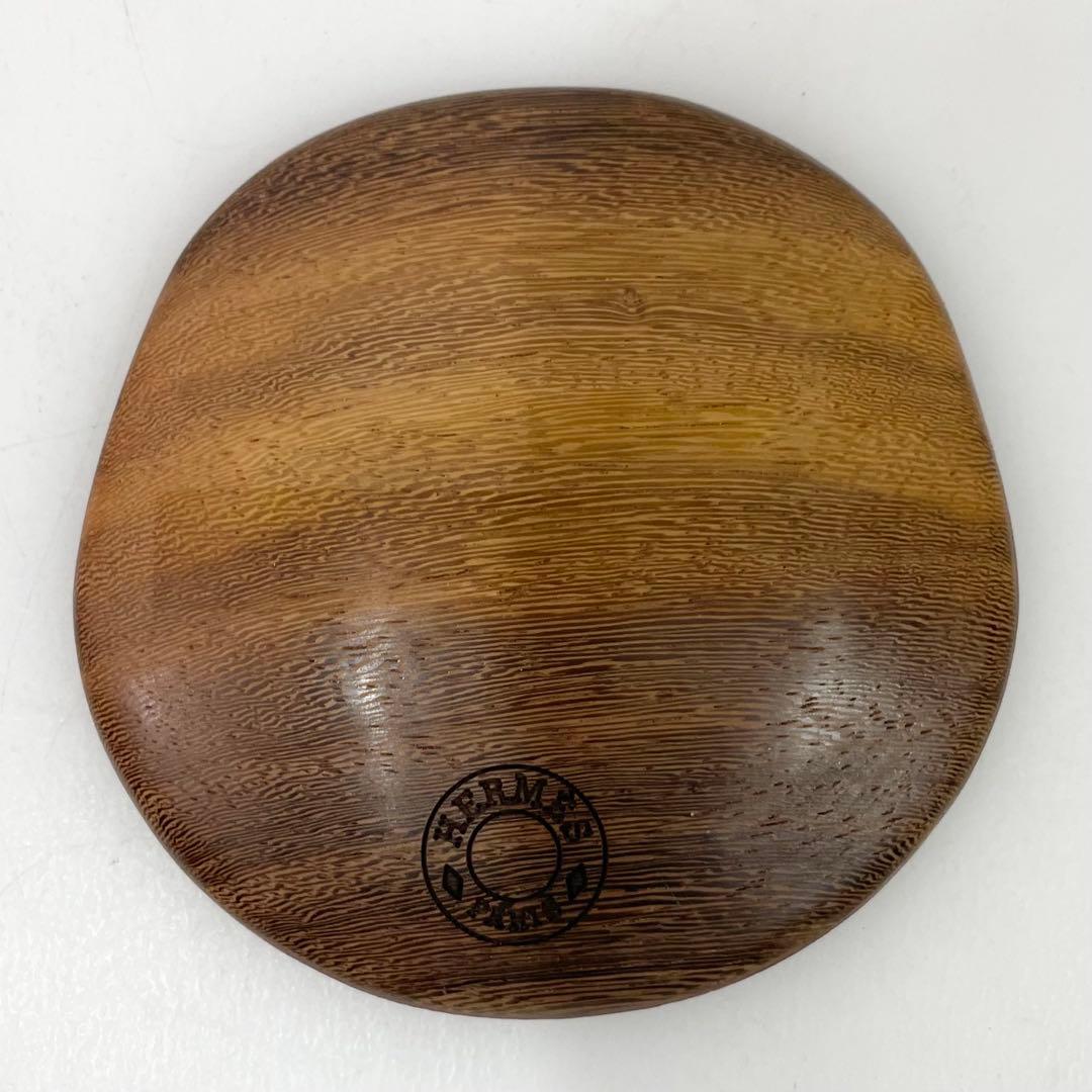 ◎ HERMES エルメス ウッドプレート 3枚 セット パープル