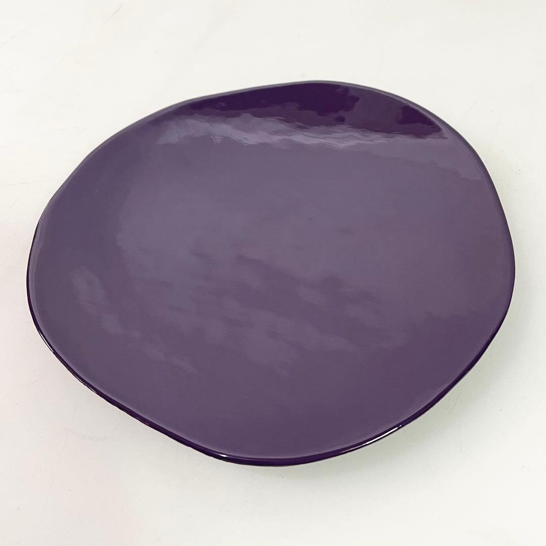 ◎ HERMES エルメス ウッドプレート 3枚 セット パープル