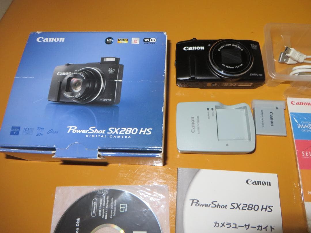 （ジャンク品）Canon PowerShot SX280 HS　一式