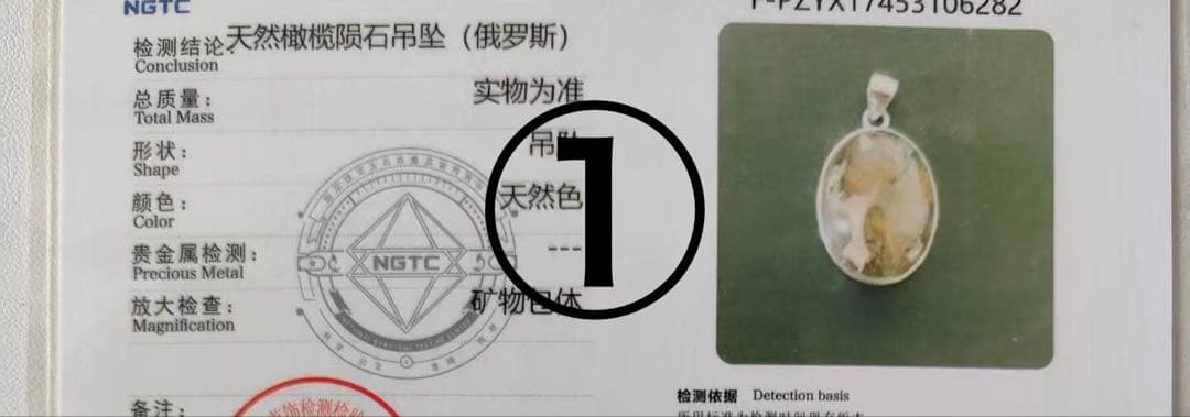 【希少】本物　セイムチャン隕石　ペンダントトップ　S925 証明書付