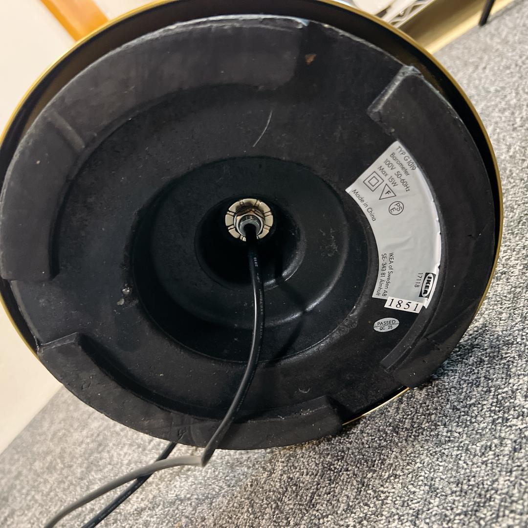 希少　IKEA イケア BAROMETER フロアランプ 真鍮 ゴールド