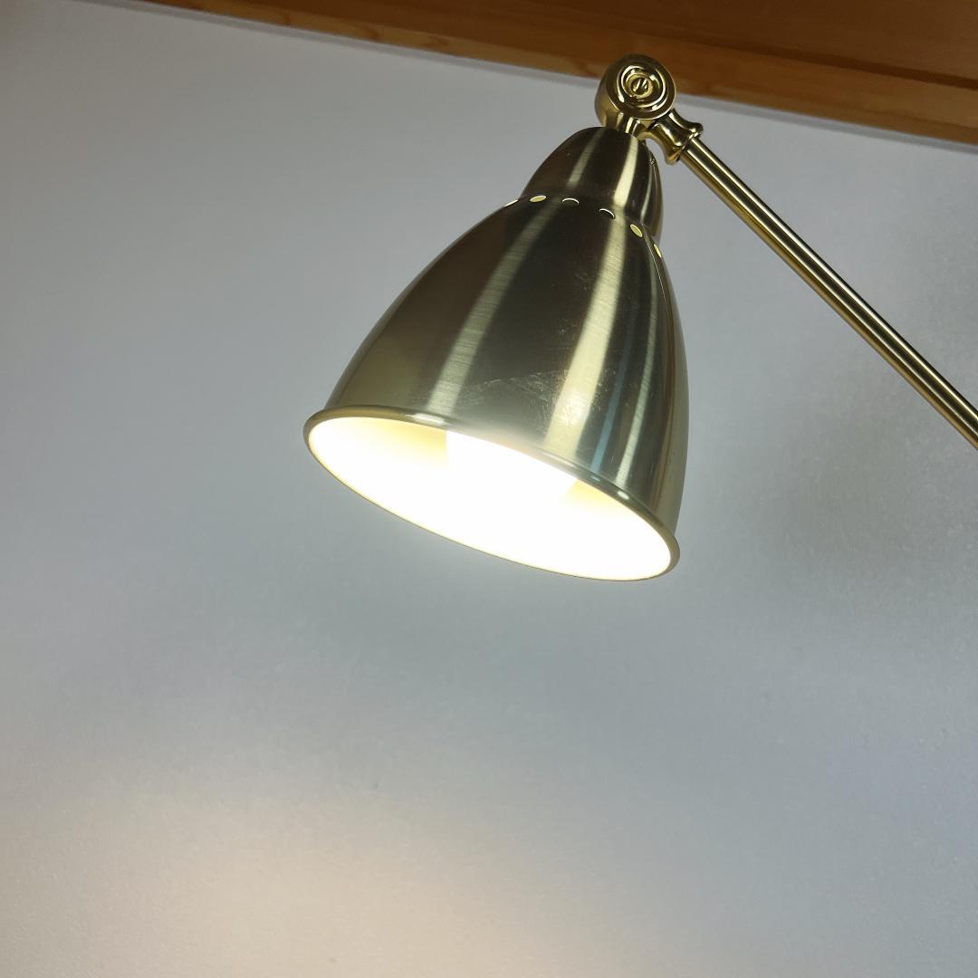 希少　IKEA イケア BAROMETER フロアランプ 真鍮 ゴールド