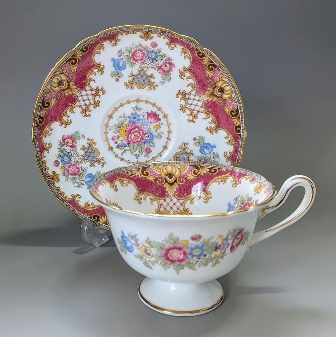 極美品 ✨ シェリー Sheraton カップ＆ソーサー 英国ヴィンテージ