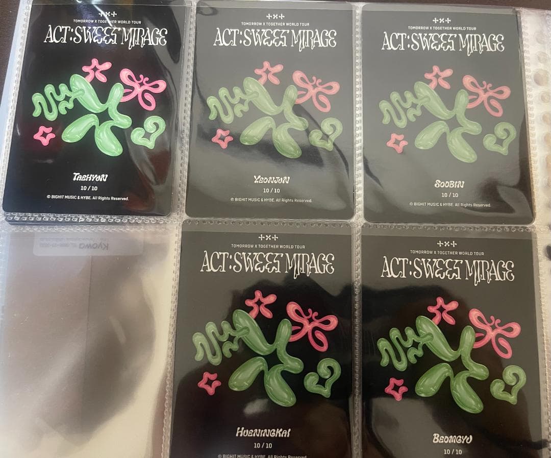 TXT ACT: Sweet Mirage ミニフォト45種+特典5種セット