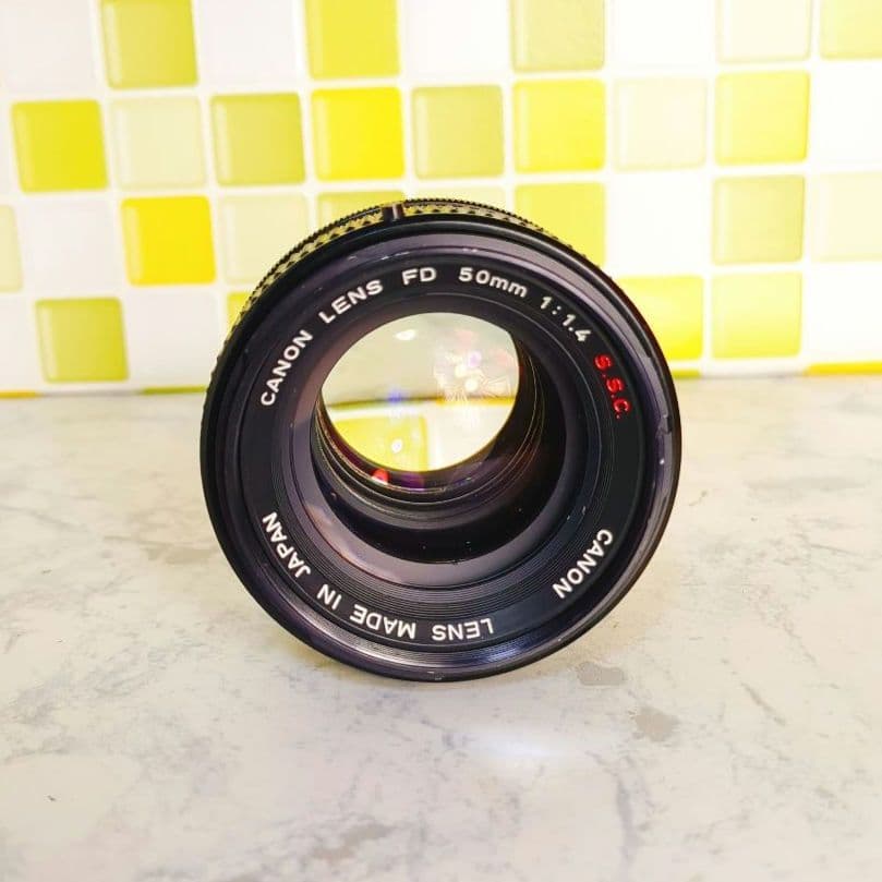 美品 Canon キャノン FD S.S.C 50mm F1.4 単焦点 レンズ