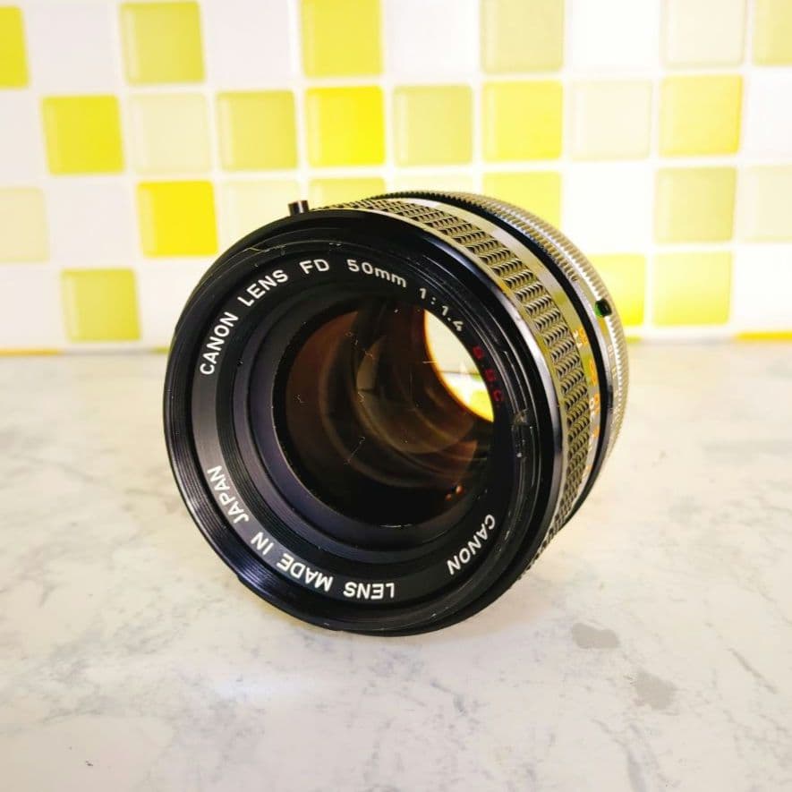 美品 Canon キャノン FD S.S.C 50mm F1.4 単焦点 レンズ