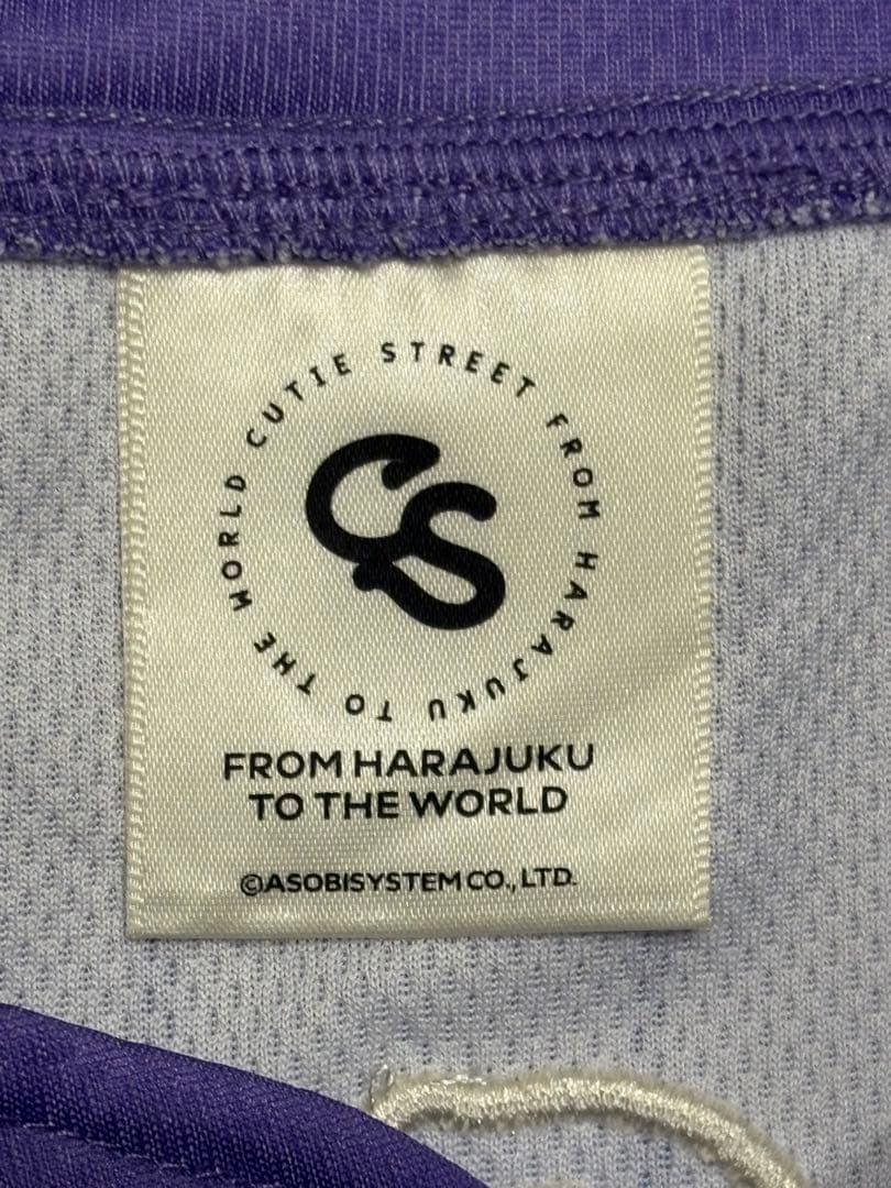 Cutie Street ベースボールシャツ 紫　即日発送