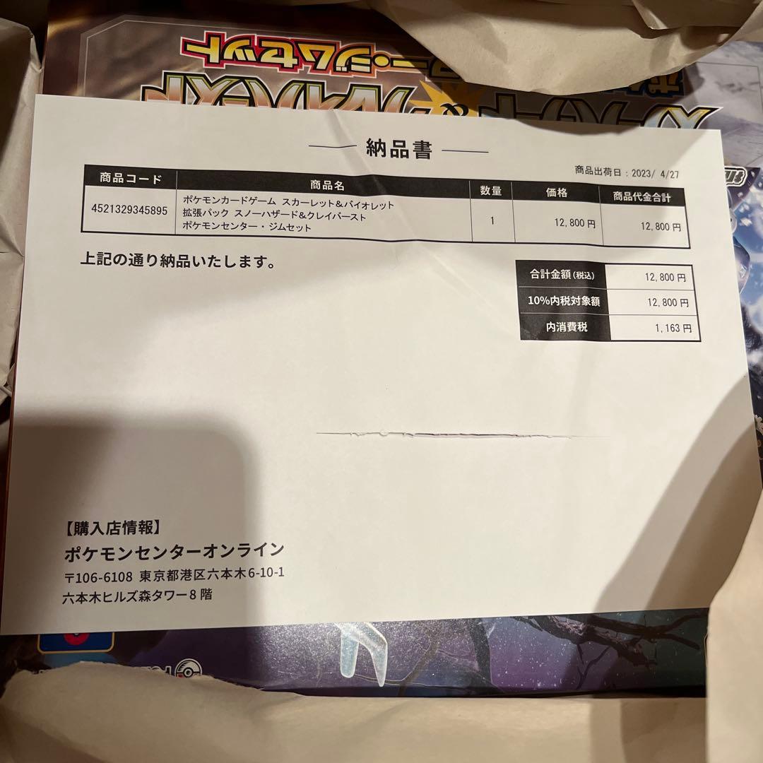 ポケモンセンター ジムセット スノーハザード & クレイバースト