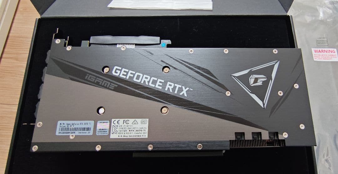 ［未使用級］iGame GeForce RTX 3070 Ti