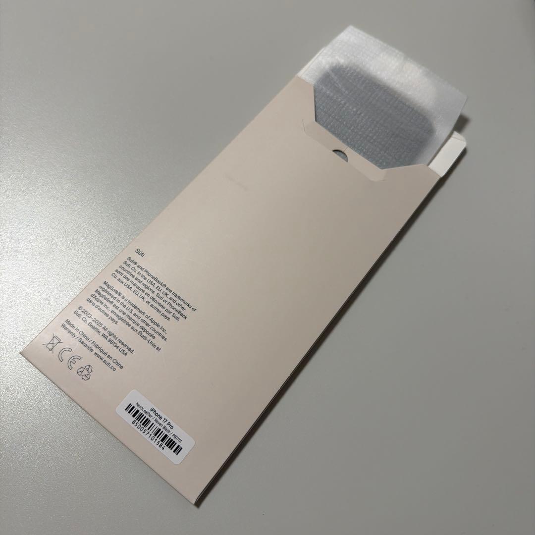 Suti PhoneBack ナノレザー for iPhone 17 Pro