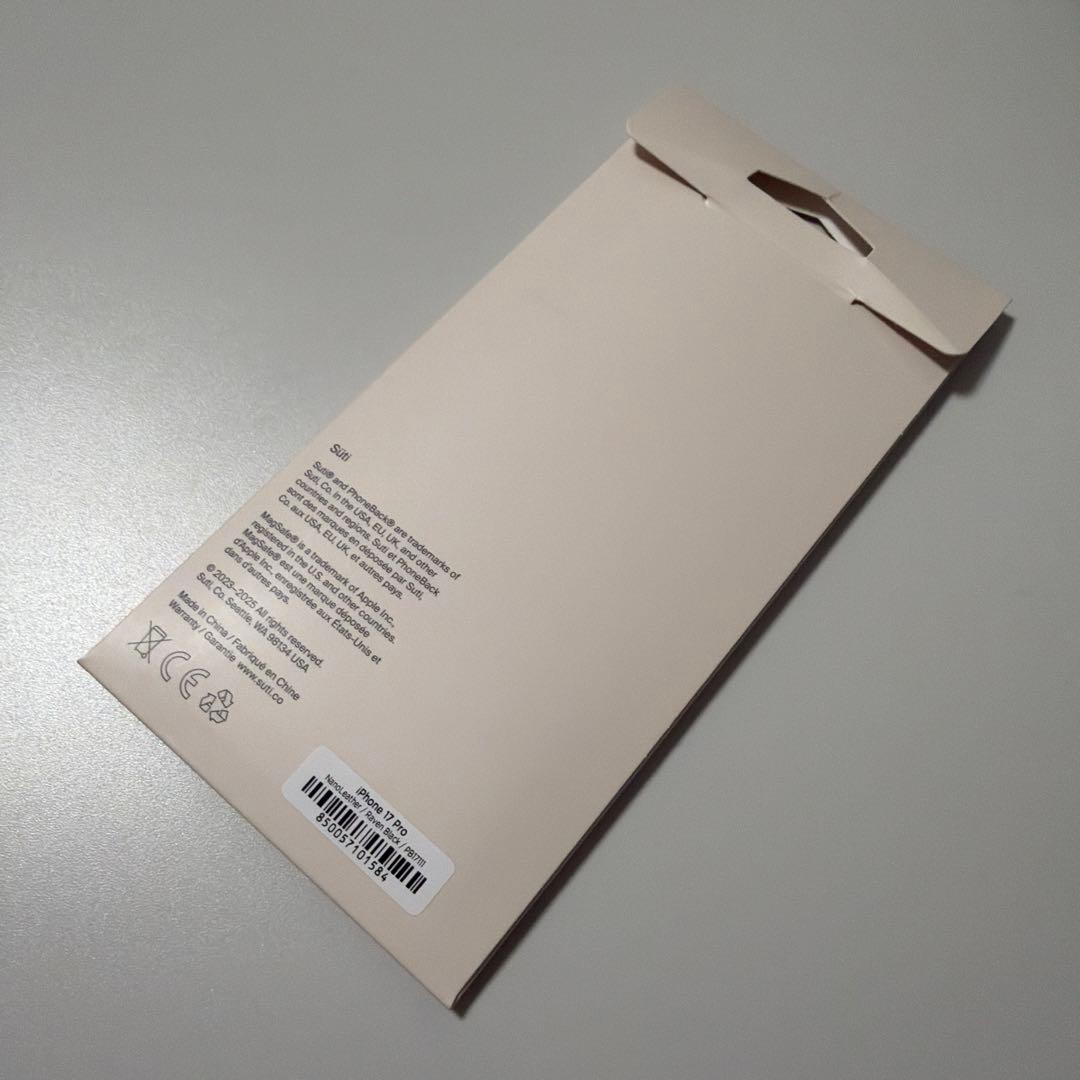 Suti PhoneBack ナノレザー for iPhone 17 Pro