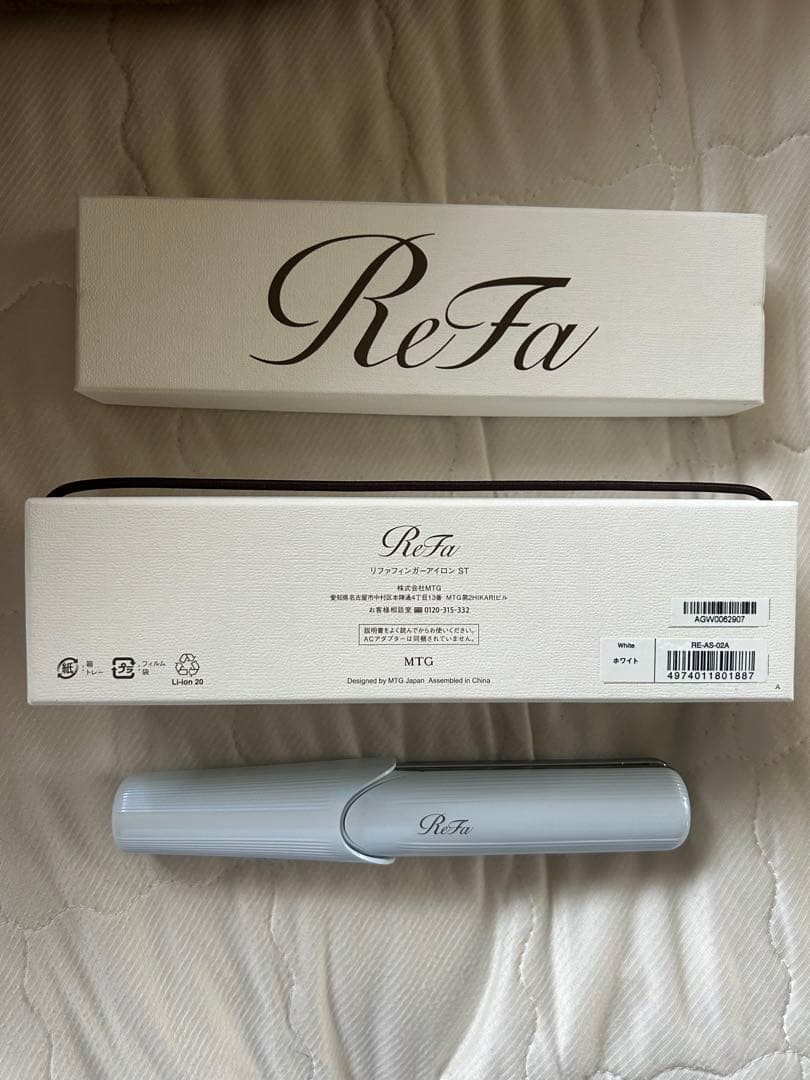 リファ フィンガーアイロンST White Refa