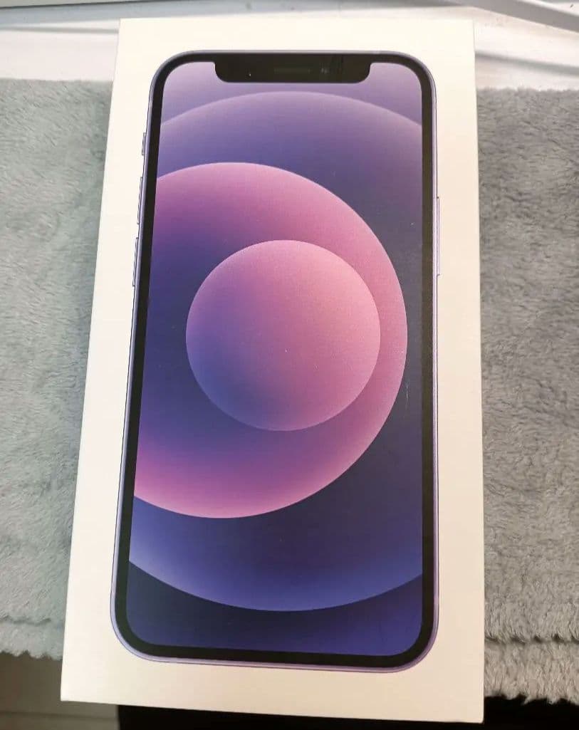 iPhone12 mini 64GB SIMフリー パープル 箱付き
