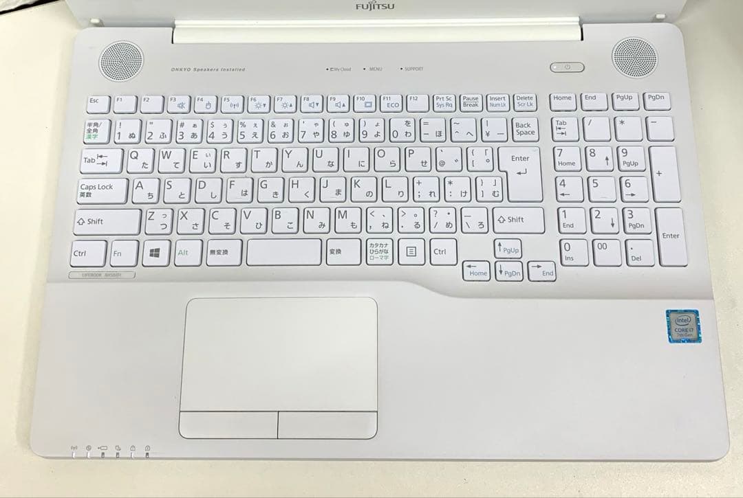 557 SSD480GB富士通 ノートPC Core i7 メモリ8GB