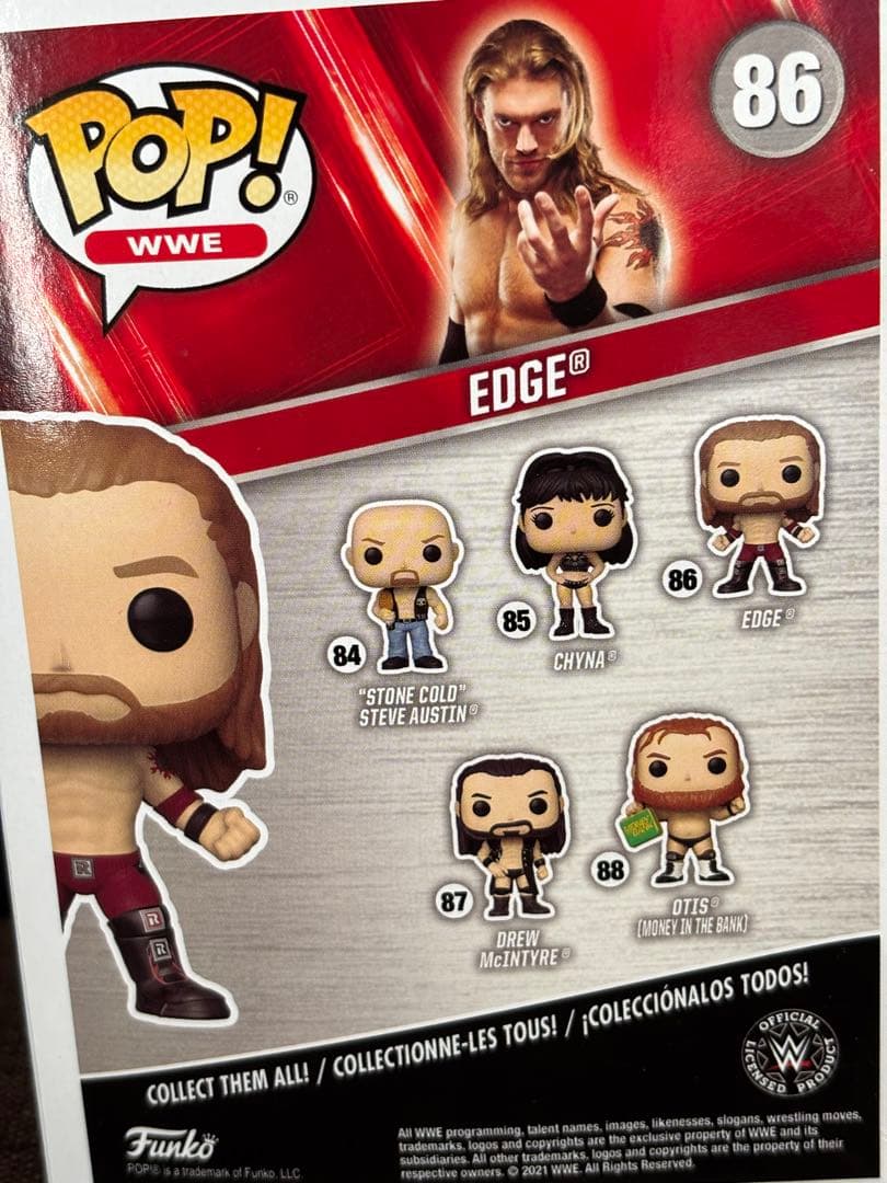 FUNKO POP WWE 86 EDGE エッジ