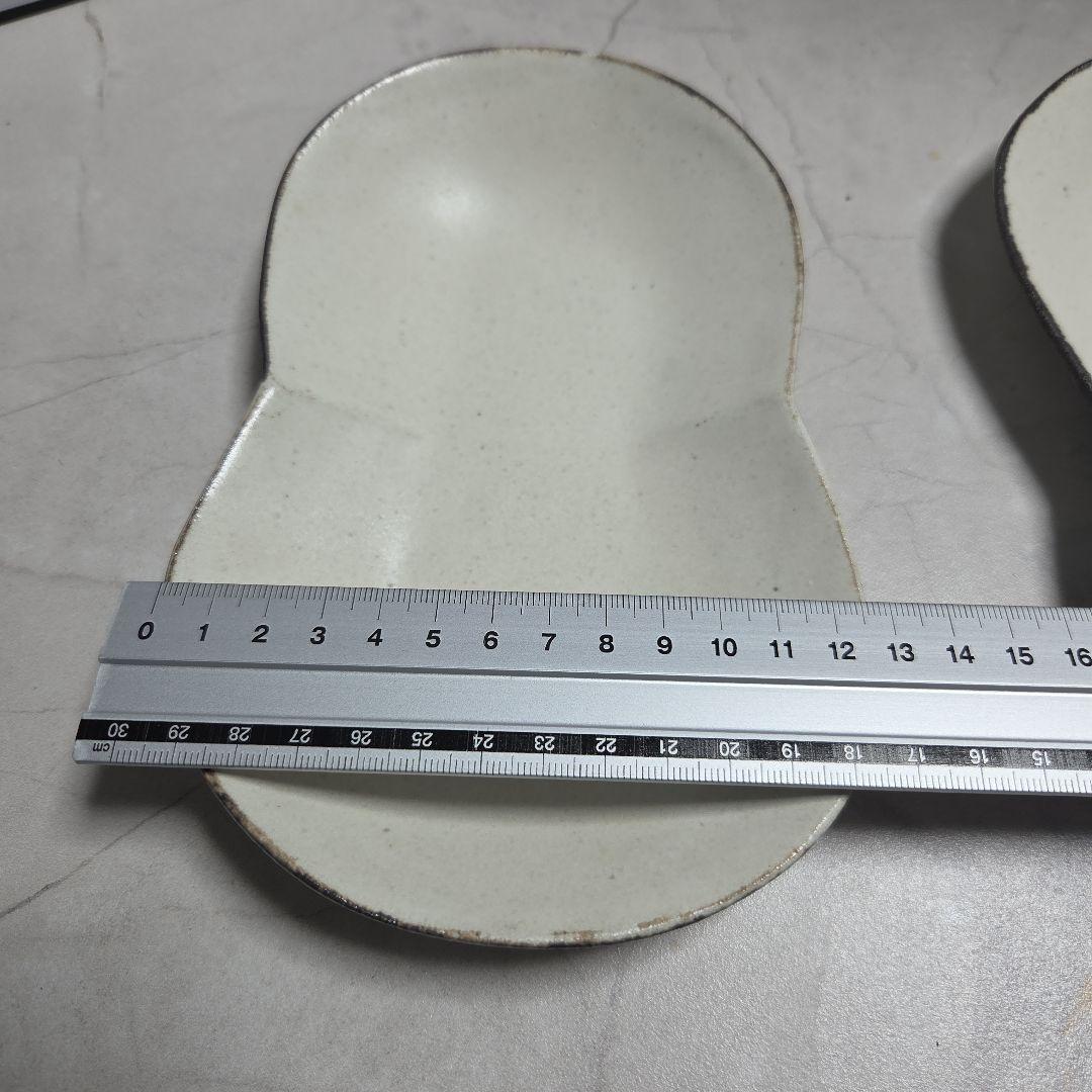 石岡信之　ひょうたん皿　大小セット