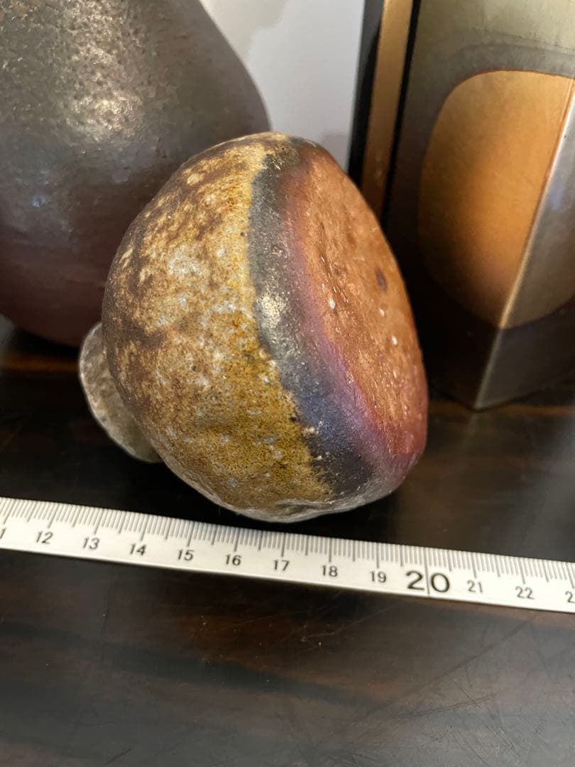 備前焼　鉄製　花瓶・花器6点セット