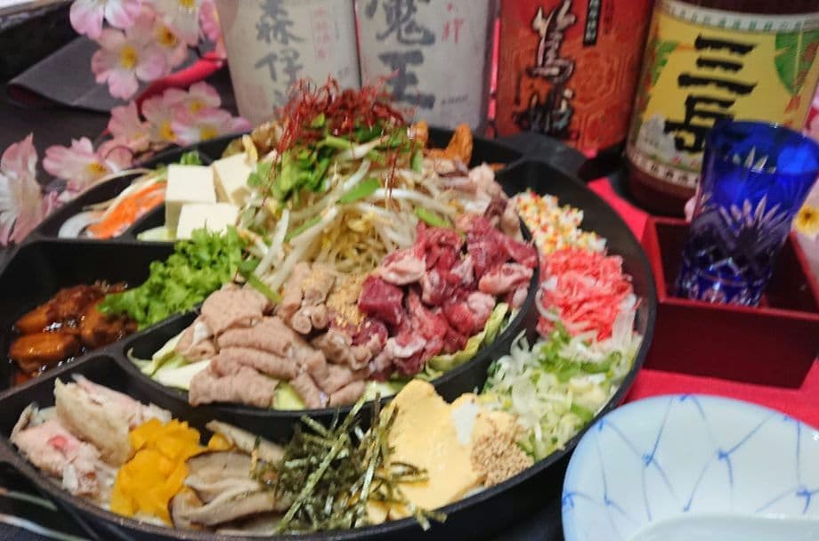 ♣再ブーム大人気【本場韓国・高級鉄鍋】チーズタッカルビ・サムギョプサル ⬛１鍋