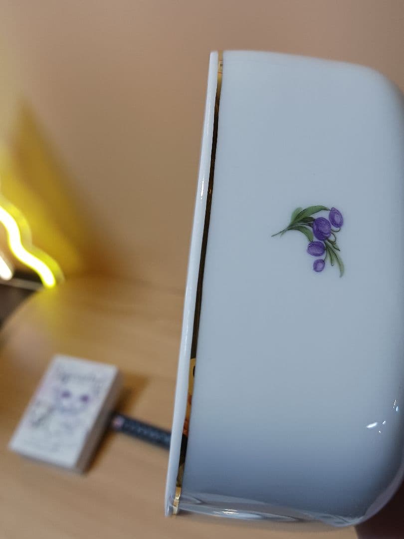 フュルステンベルグ　バターディッシュ　花柄陶器　バターケース