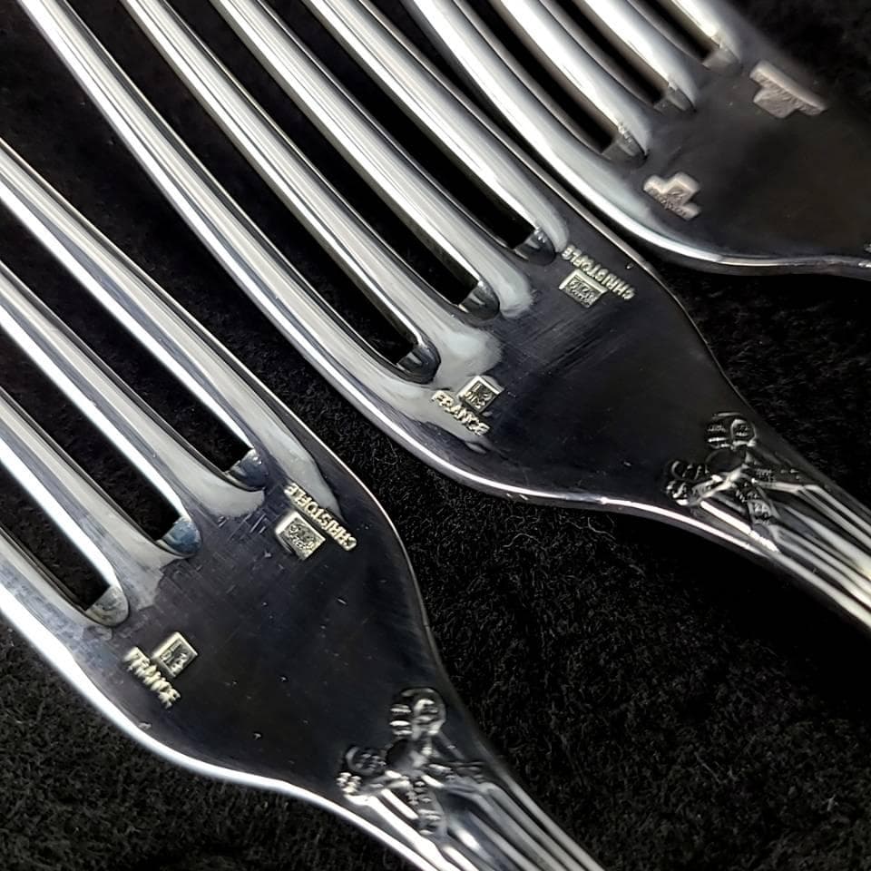 △美品△クリストフル　リュバン　テーブルフォーク　8本