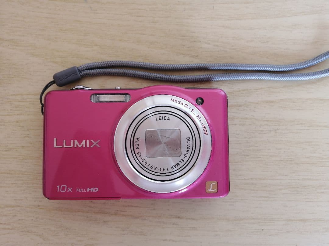 PANASONIC LUMIX DMC-SZ7 ピンク 充電器 ケース 三脚付き