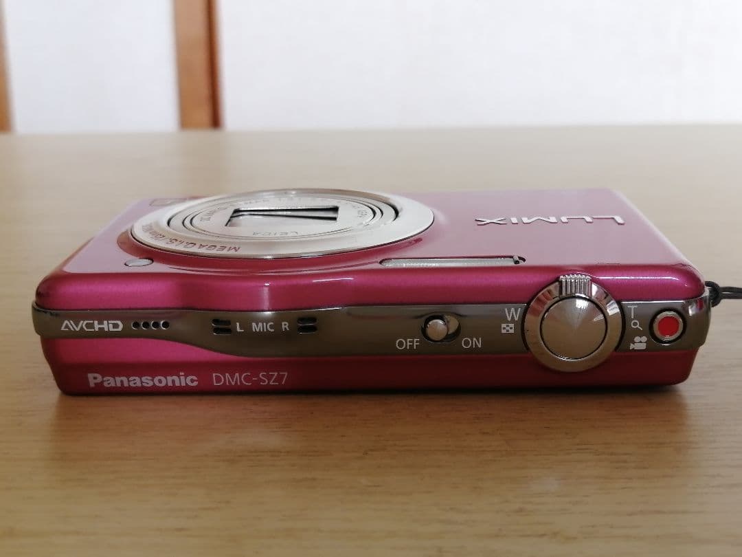 PANASONIC LUMIX DMC-SZ7 ピンク 充電器 ケース 三脚付き