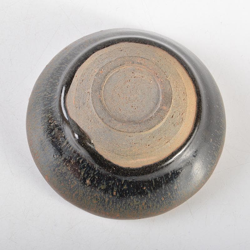 中国　南宋　建窯　禾目天目茶碗　煎茶碗　桐箱付　V　R5884