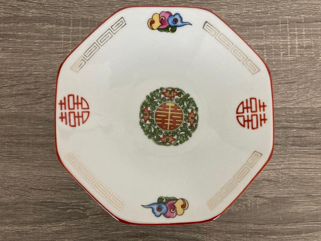 ☆ 大清乾隆年製 炒飯 チャーハン皿 中華皿 中華 龍 れんげ 昭和レトロ ☆